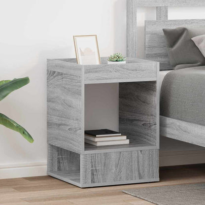 vidaXL End Table 2 pcs Grey Sonoma 40 x 40 x 56 cm Engineered Wood 1