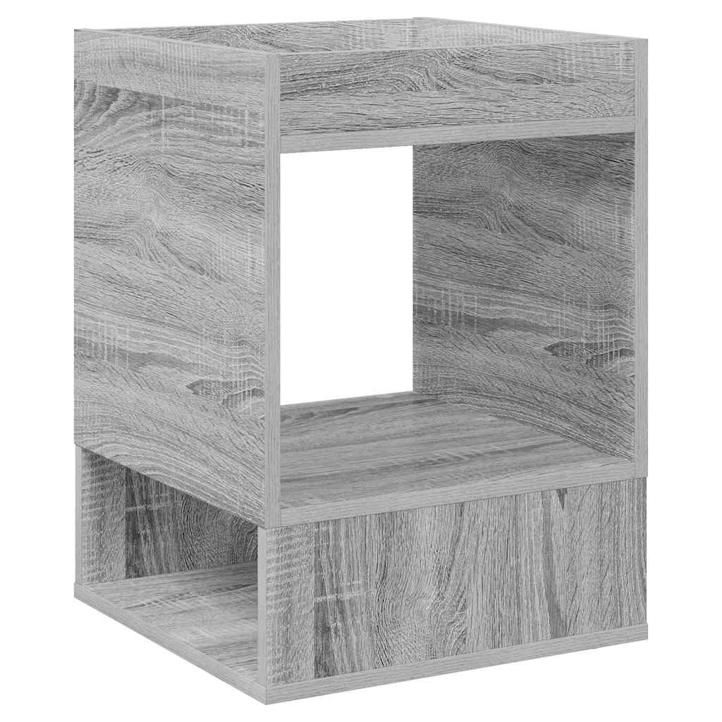 vidaXL End Table 2 pcs Grey Sonoma 40 x 40 x 56 cm Engineered Wood 5