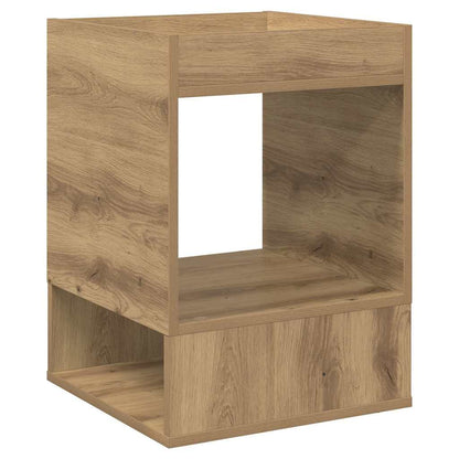 vidaXL End Table 2 pcs Artisan Oak 40 x 40 x 56 cm Engineered Wood 5