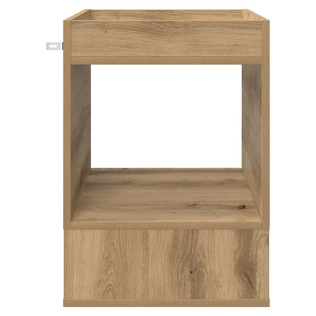 vidaXL End Table 2 pcs Artisan Oak 40 x 40 x 56 cm Engineered Wood 6