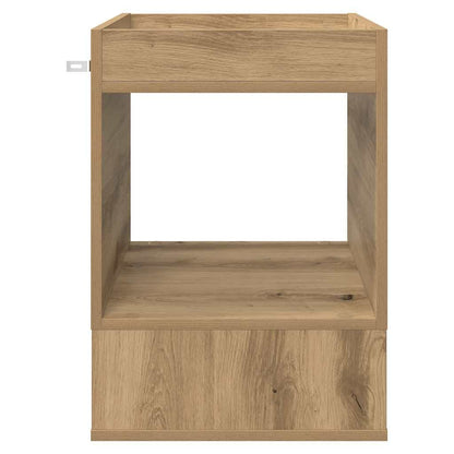 vidaXL End Table 2 pcs Artisan Oak 40 x 40 x 56 cm Engineered Wood 6