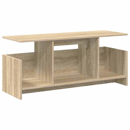 vidaXL TV Stand 102 x 35 x 45 cm Sonoma Oak Engineered Wood 2