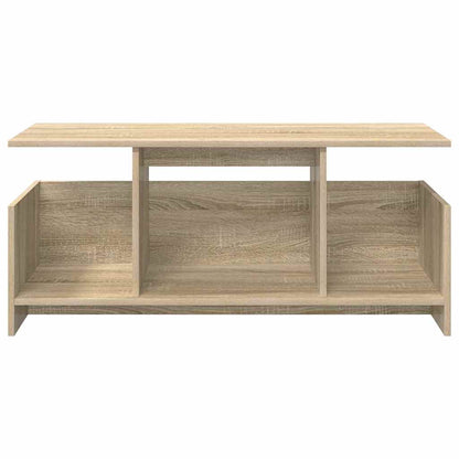 vidaXL TV Stand 102 x 35 x 45 cm Sonoma Oak Engineered Wood 5