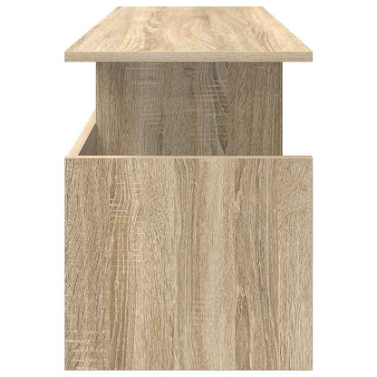 vidaXL TV Stand 102 x 35 x 45 cm Sonoma Oak Engineered Wood 6