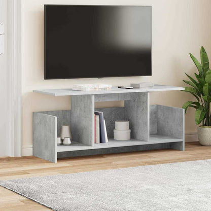 vidaXL TV Stand 102 x 35 x 45 cm Concrete Grey Engineered Wood 4