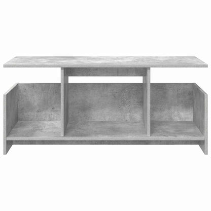 vidaXL TV Stand 102 x 35 x 45 cm Concrete Grey Engineered Wood 5