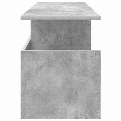 vidaXL TV Stand 102 x 35 x 45 cm Concrete Grey Engineered Wood 6