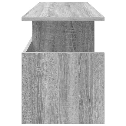 vidaXL TV Stand 102 x 35 x 45 cm Grey Sonoma Engineered Wood 6