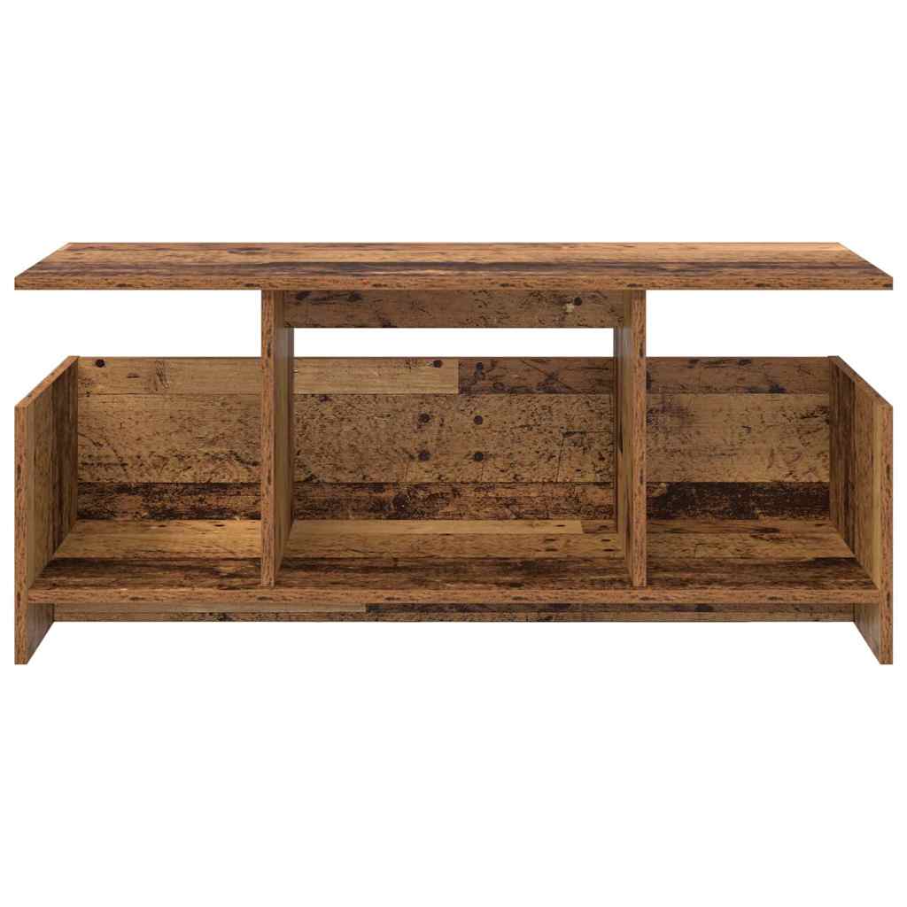 vidaXL TV Stand 102 x 35 x 45 cm Old Wood Engineered Wood 5