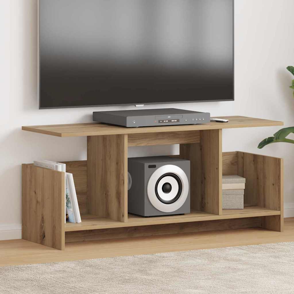 vidaXL TV Stand 102 x 35 x 45 cm Artisan Oak Engineered Wood 1