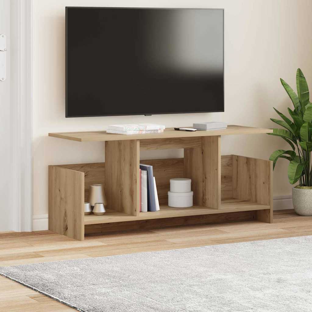 vidaXL TV Stand 102 x 35 x 45 cm Artisan Oak Engineered Wood 4