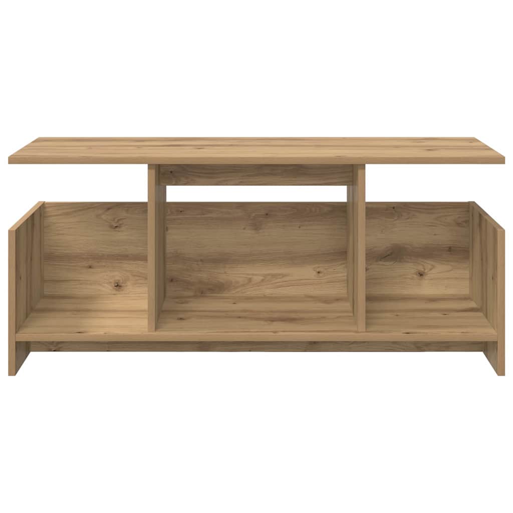 vidaXL TV Stand 102 x 35 x 45 cm Artisan Oak Engineered Wood 5