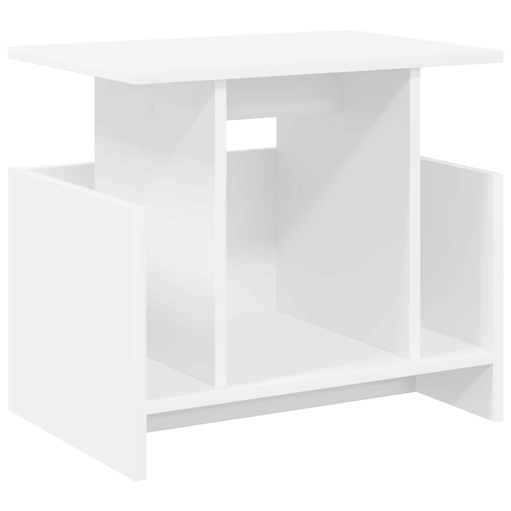 vidaXL TV Stand 2 pcs White Engineered Wood 6