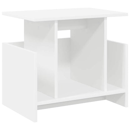 vidaXL TV Stand 2 pcs White Engineered Wood 6
