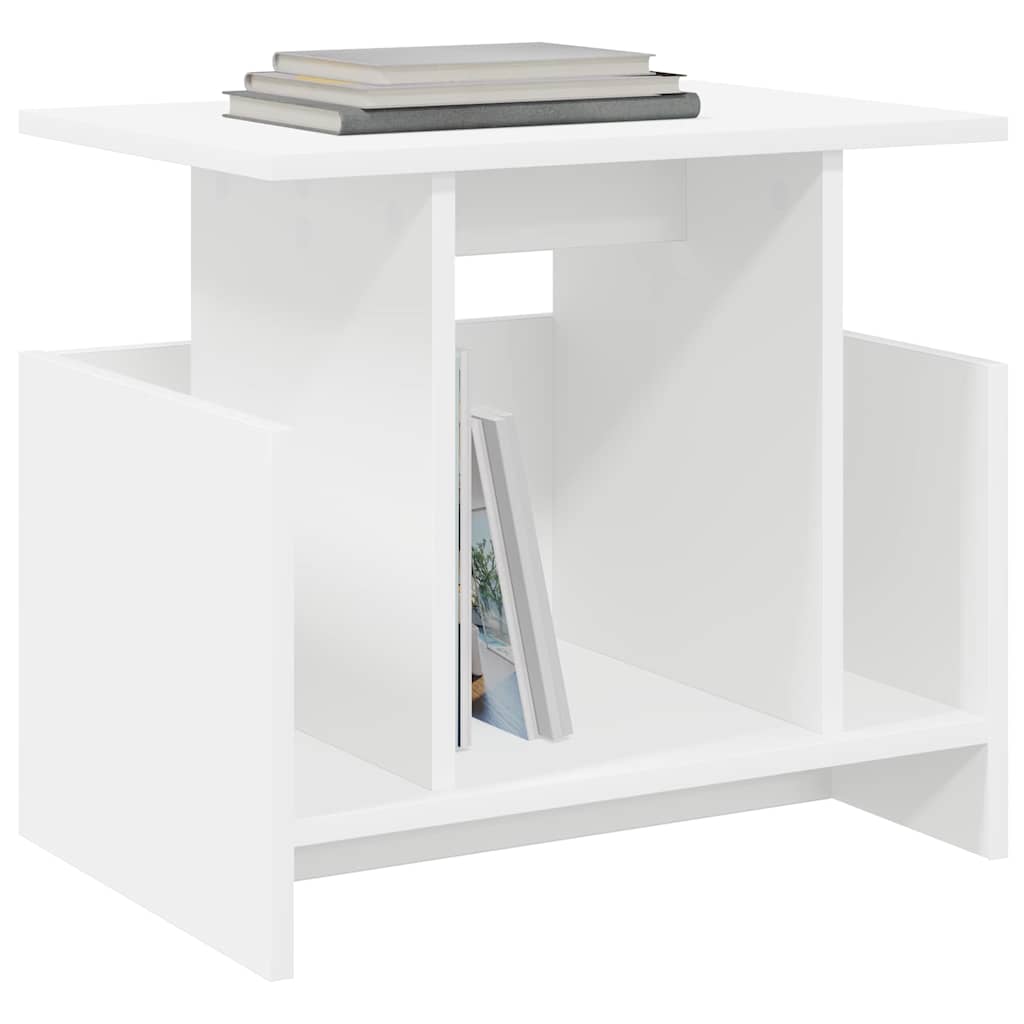 vidaXL TV Stand 2 pcs White Engineered Wood 3