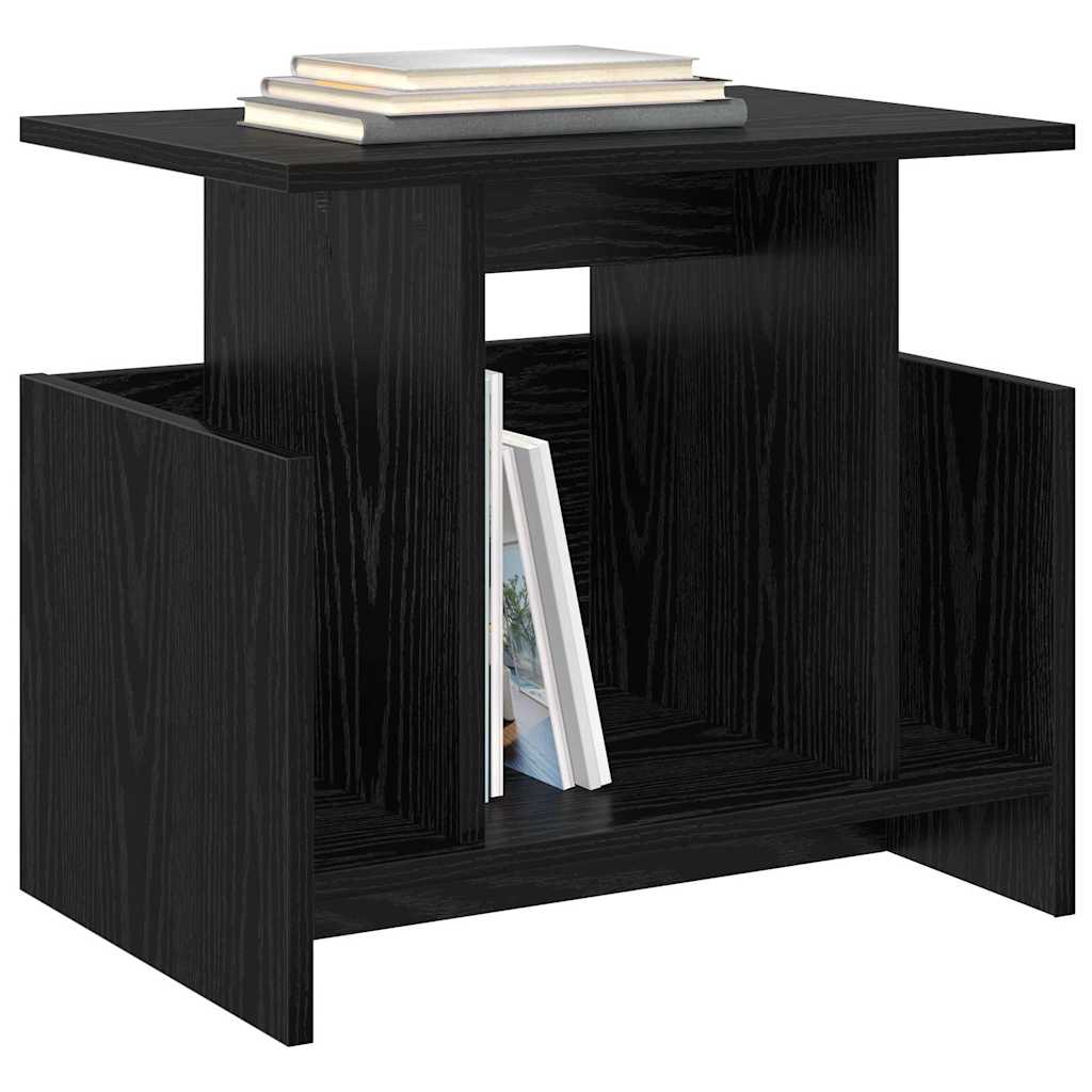 vidaXL TV Stand 2 pcs Black Oak Engineered Wood 3