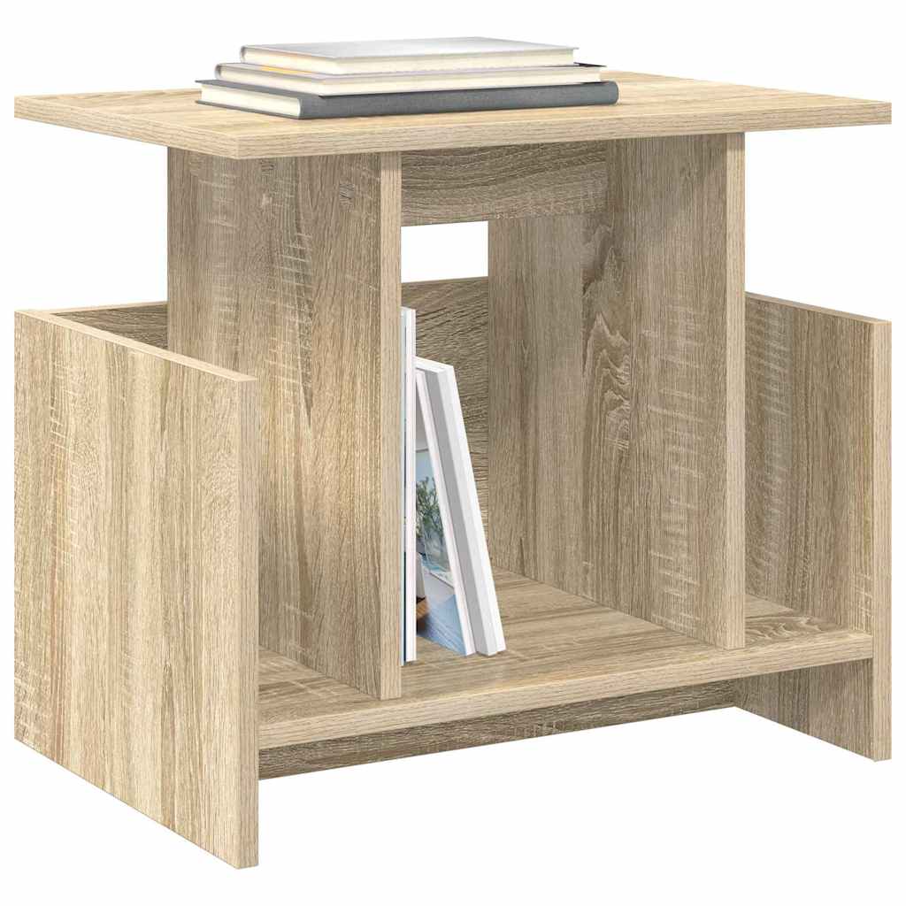 vidaXL TV Stand 2 pcs Sonoma Oak Engineered Wood 3