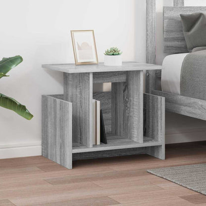 vidaXL TV Stand 2 pcs Grey Sonoma Engineered Wood 5