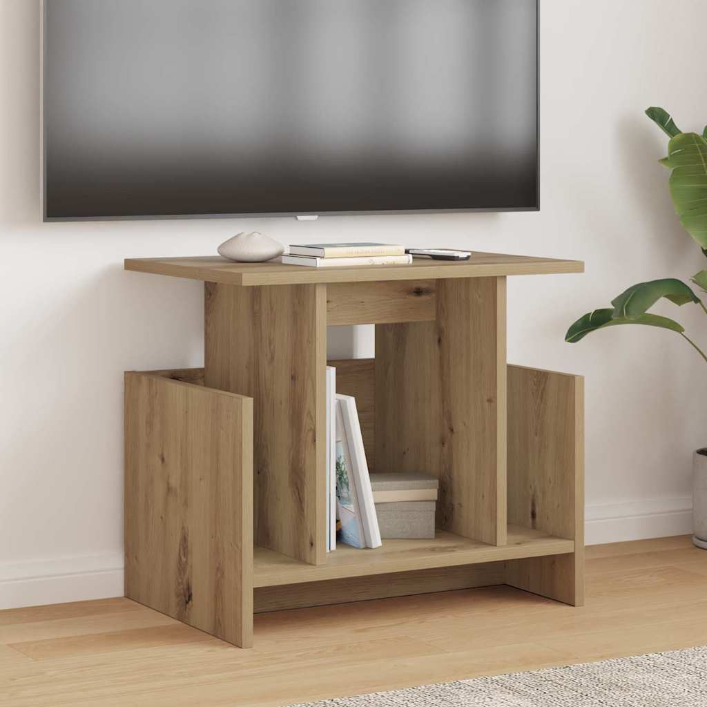 vidaXL TV Stand 2 pcs Artisan Oak Engineered Wood 1