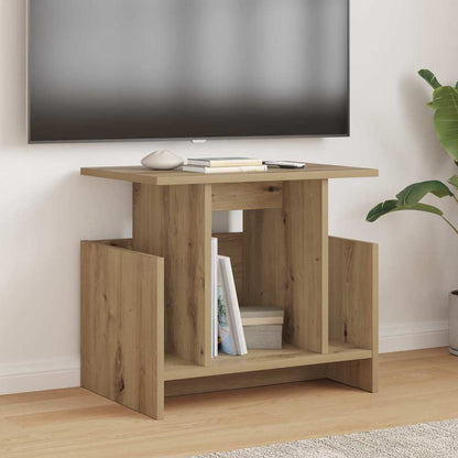 vidaXL TV Stand 2 pcs Artisan Oak Engineered Wood 1