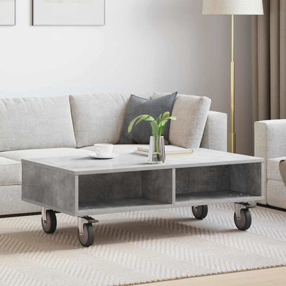 vidaXL Side Table with Wheels