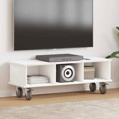vidaXL TV Stand 100 x 35 x 35 cm White Engineered Wood 1
