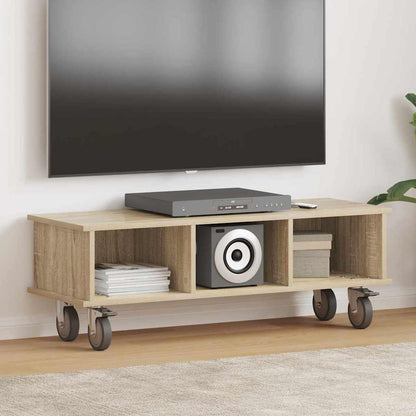 vidaXL TV Stand 100 x 35 x 35 cm Sonoma Oak Engineered Wood 1