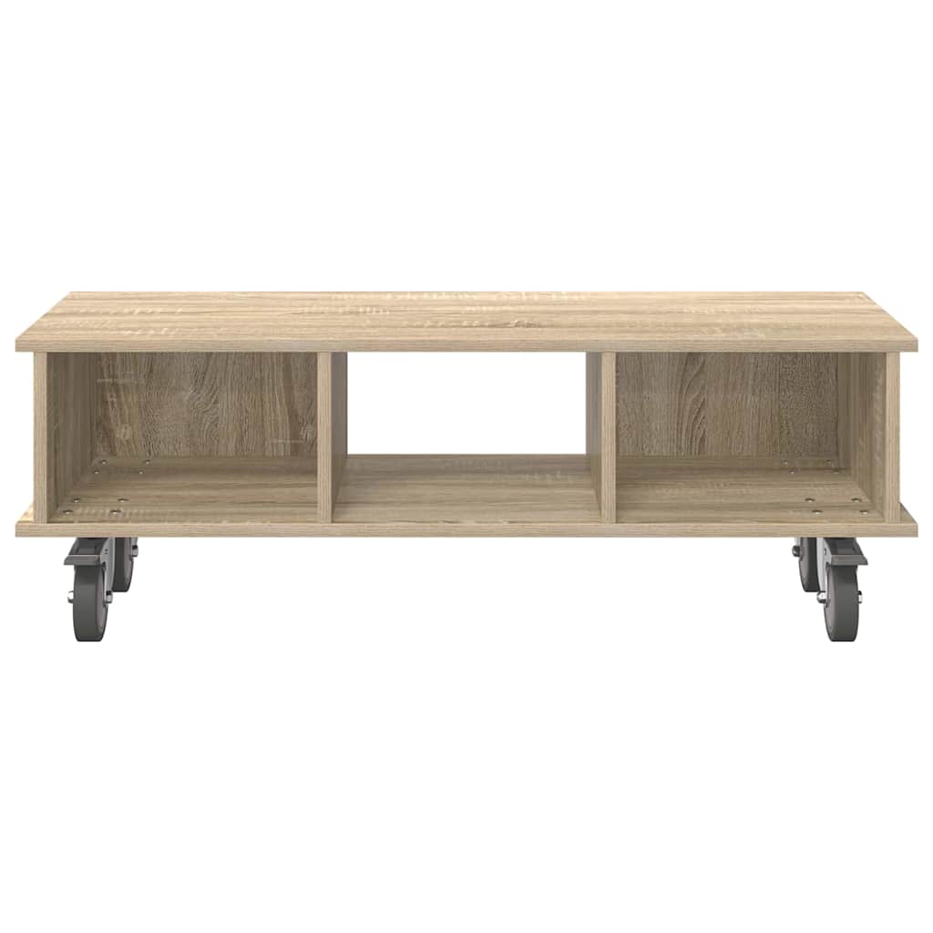 vidaXL TV Stand 100 x 35 x 35 cm Sonoma Oak Engineered Wood 5