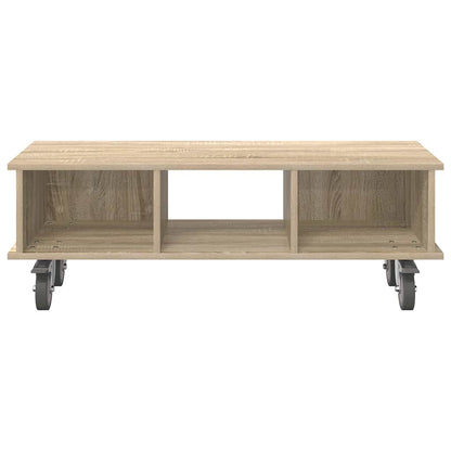 vidaXL TV Stand 100 x 35 x 35 cm Sonoma Oak Engineered Wood 5