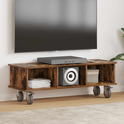 TV Stand Engineered Wood 100 x 35 x 35 cm Smoked oak