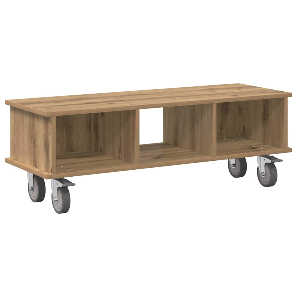 TV Stand Engineered Wood 100 x 35 x 35 cm Artisan oak