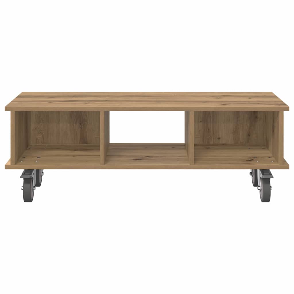 vidaXL TV Stand 100 x 35 x 35 cm Artisan Oak Engineered Wood 5