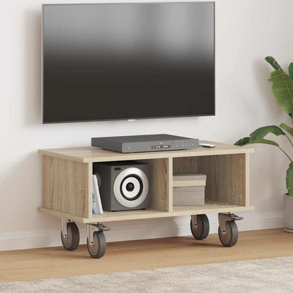 vidaXL TV Stand 68.5 x 35 x 35 cm Sonoma Oak Engineered Wood 1