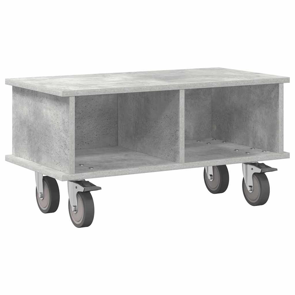 vidaXL TV Stand 68.5 x 35 x 35 cm Concrete Grey Engineered Wood 2