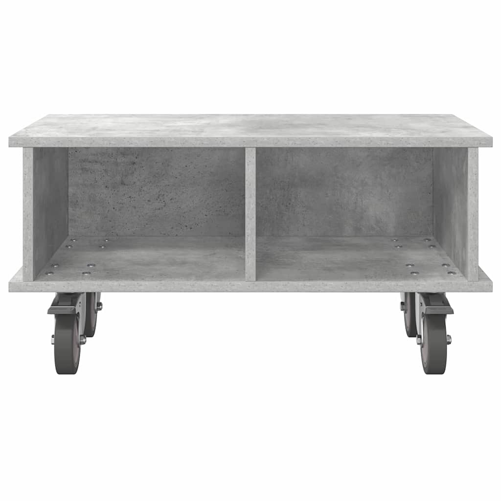 vidaXL TV Stand 68.5 x 35 x 35 cm Concrete Grey Engineered Wood 5
