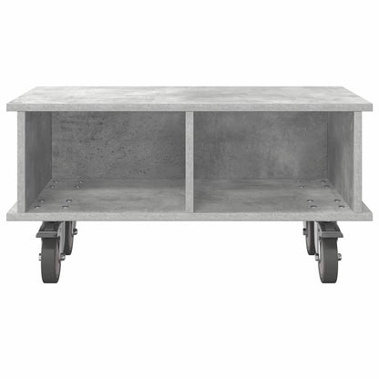 vidaXL TV Stand 68.5 x 35 x 35 cm Concrete Grey Engineered Wood 5