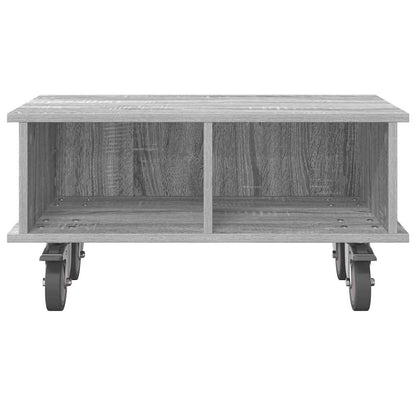 vidaXL TV Stand 68.5 x 35 x 35 cm Grey Sonoma Engineered Wood 5