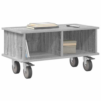 vidaXL TV Stand 68.5 x 35 x 35 cm Grey Sonoma Engineered Wood 3