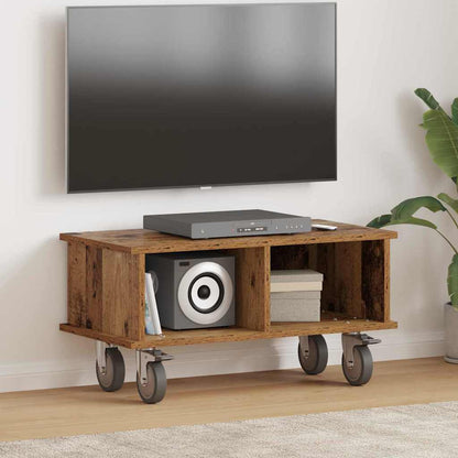 vidaXL TV Stand 68.5 x 35 x 35 cm Old Wood Engineered Wood 1