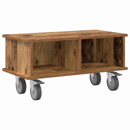 vidaXL TV Stand 68.5 x 35 x 35 cm Old Wood Engineered Wood 2