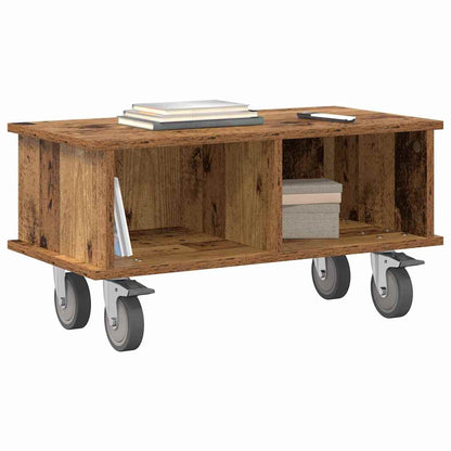 vidaXL TV Stand 68.5 x 35 x 35 cm Old Wood Engineered Wood 3