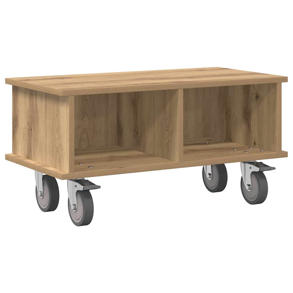 vidaXL TV Stand 68.5 x 35 x 35 cm Artisan Oak Engineered Wood 2