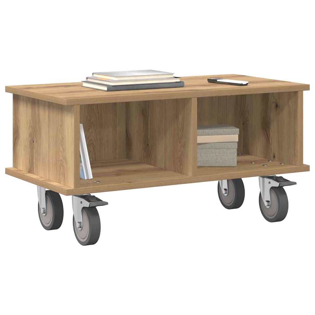 vidaXL TV Stand 68.5 x 35 x 35 cm Artisan Oak Engineered Wood 3
