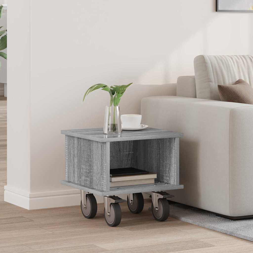 TV Stand Engineered Wood 37 x 35 x 35 cm Grey sonoma
