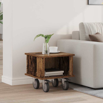 vidaXL TV Stand 37 x 35 x 35 cm Old Wood Engineered Wood 1