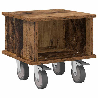 vidaXL TV Stand 37 x 35 x 35 cm Old Wood Engineered Wood 2