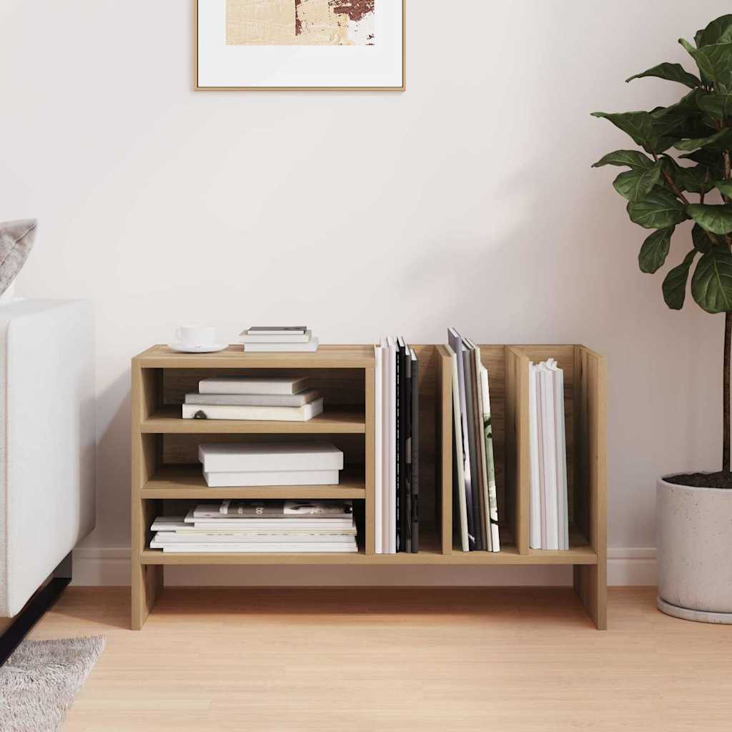 vidaXL Record Cabinet Artisan Oak 78.5 x 35 x 45 cm Engineered Wood 4