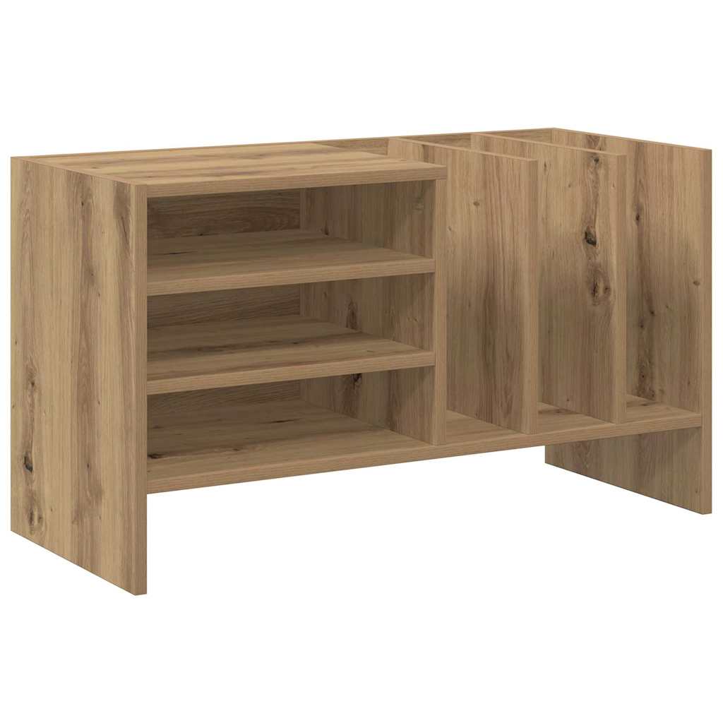 vidaXL Record Cabinet Artisan Oak 78.5 x 35 x 45 cm Engineered Wood 2