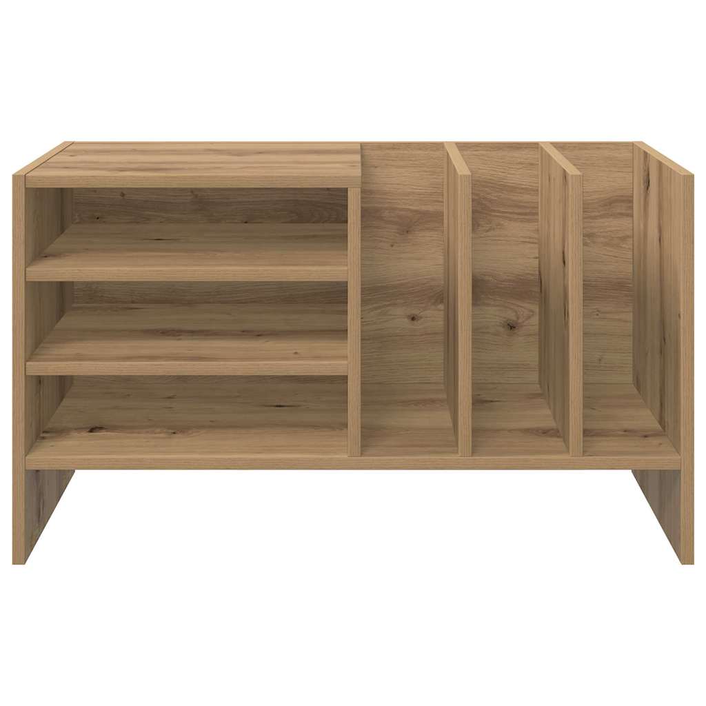 vidaXL Record Cabinet Artisan Oak 78.5 x 35 x 45 cm Engineered Wood 5