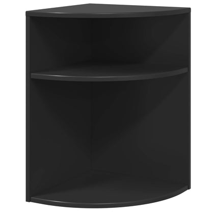 vidaXL End Table Black 39.7 x 39.7 x 60 cm Engineered Wood 2